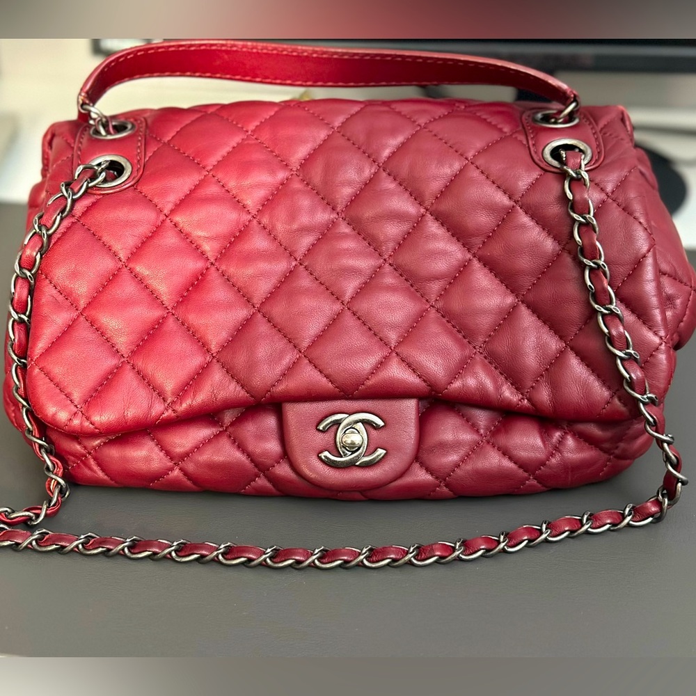 Chanel lambskin flap bag